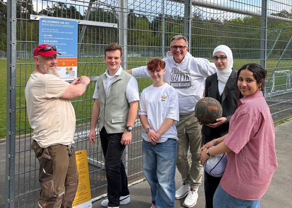 KiJuPa: Wunschprojekt realisiert | 3x3-Basketballplatz am Martinsee freigegeben