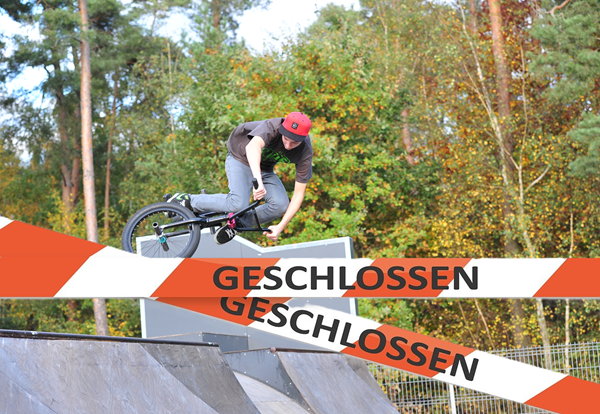 Skateanlage am Kultur- und Sportzentrum Martinsee vorübergehend geschlossen